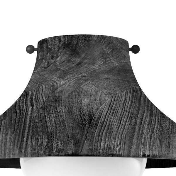 Surfside Wood Flush Mount (Ebony) Macro 4